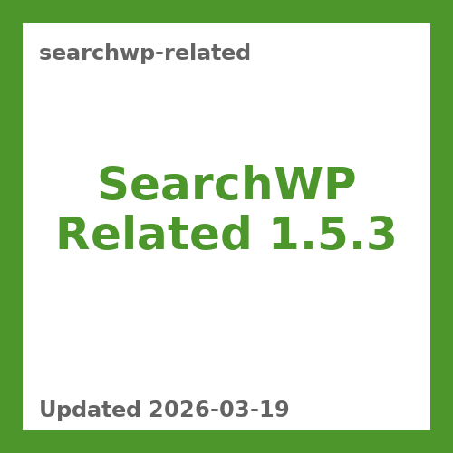 SearchWP Related 1.5.3