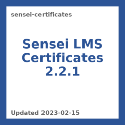 Sensei Certificates 2.2.1