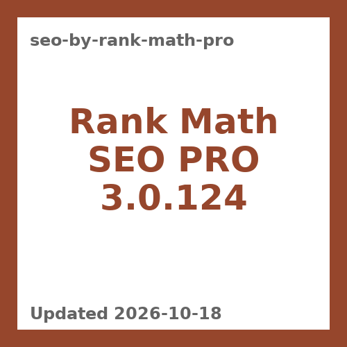 Rank Math SEO PRO 3.0.124