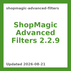 ShopMagic Advanced Filters 2.2.9