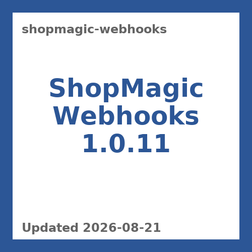 ShopMagic Webhooks 1.0.11