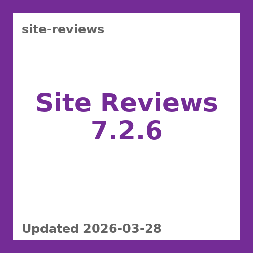 Site Reviews 7.2.6