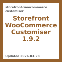 WooCommerce Storefront Customiser 1.9.2