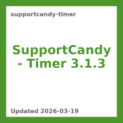 SupportCandy – Timer 3.1.3