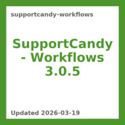 SupportCandy – Workflows 3.0.5