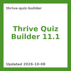 Thrive Quiz Builder 11.1
