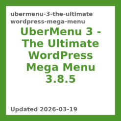 UberMenu 3 - The Ultimate WordPress Mega Menu 3.8.5