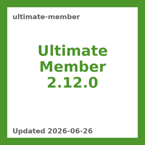 Ultimate Member 2.12.0