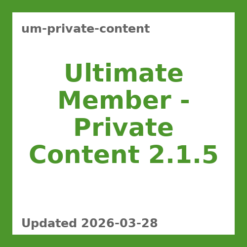 Ultimate Member – Private Content 2.1.5