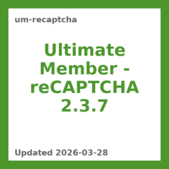 Ultimate Member – reCAPTCHA 2.3.7