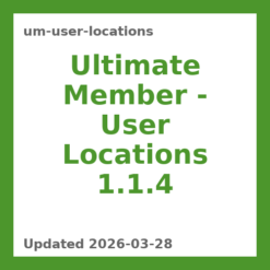 Ultimate Member – User Locations 1.1.4