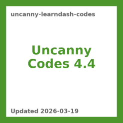 Uncanny LearnDash Codes 4.4