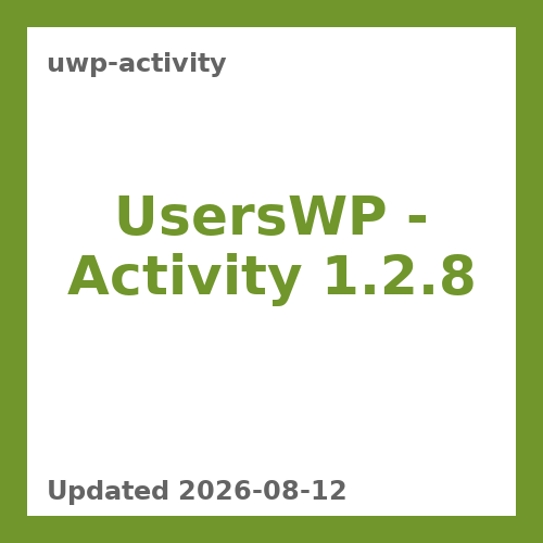 UsersWP - Activity 1.2.8