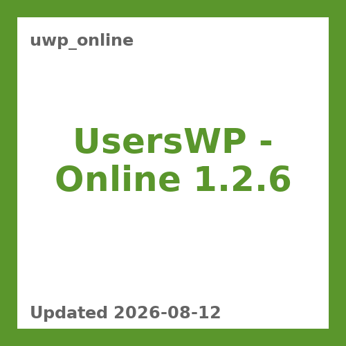 UsersWP - Online 1.2.6