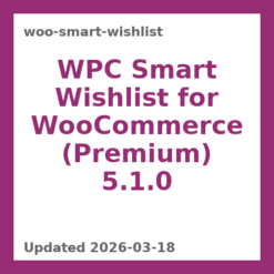 WPC Smart Wishlist for WooCommerce (Premium) 5.1.0