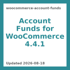 WooCommerce Account Funds 4.4.1