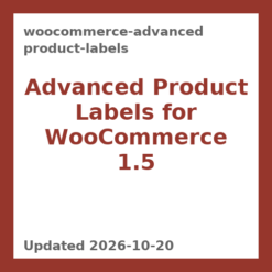 WooCommerce Advanced Product Labels 1.5