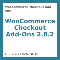 WooCommerce Checkout Add-Ons 2.8.2