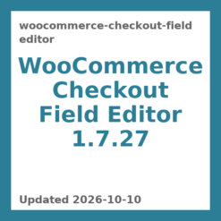 WooCommerce Checkout Field Editor 1.7.27
