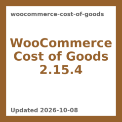 WooCommerce Cost of Goods 2.15.4