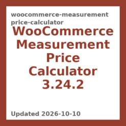 WooCommerce Measurement Price Calculator 3.24.2