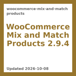 WooCommerce Mix and Match Products 2.9.4