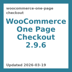 WooCommerce One Page Checkout 2.9.6