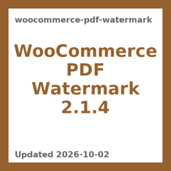 WooCommerce PDF Watermark 2.1.4