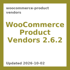 WooCommerce Product Vendors 2.6.2
