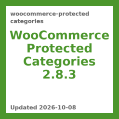 WooCommerce Protected Categories 2.8.3