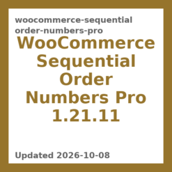 WooCommerce Sequential Order Numbers Pro 1.21.11