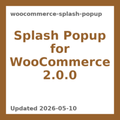 WooCommerce Splash Popup 2.0.0