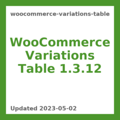 WPC Variations Table for WooCommerce (Premium) 1.3.12