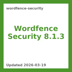 Wordfence Security 8.1.3