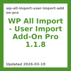 WP All Import – User Import Add-On Pro 1.1.8