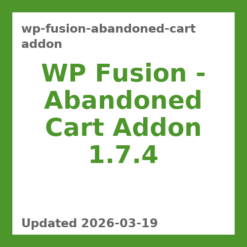 WP Fusion – Abandoned Cart Addon 1.7.4