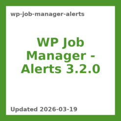 WP Job Manager – Alerts 3.2.0
