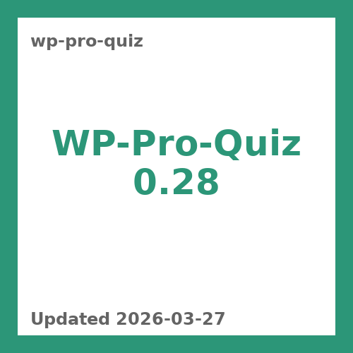 WP-Pro-Quiz 0.28