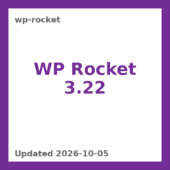 WP Rocket 3.22