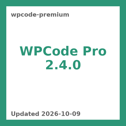 WPCode Pro 2.4.0