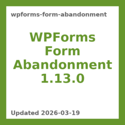 WPForms Form Abandonment 1.13.0