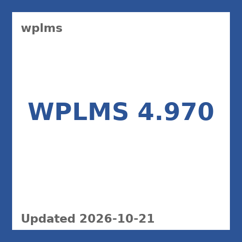 WPLMS 4.970