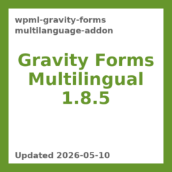 WPML Gravity Forms Multilanguage 1.8.5