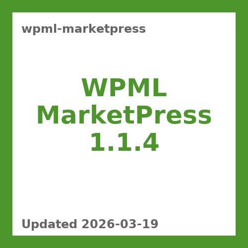 WPML MarketPress 1.1.4