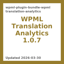 WPML Translation Analytics 1.0.7