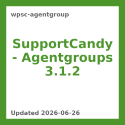 SupportCandy – Agentgroups 3.1.2