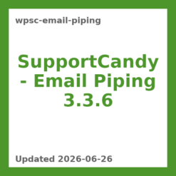 SupportCandy – Email Piping 3.3.6