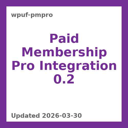 Paid Membership Pro Integration 0.2