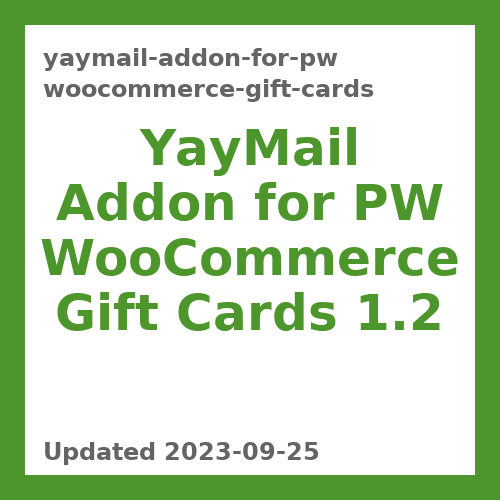 YayMail Addon for PW WooCommerce Gift Cards 1.2