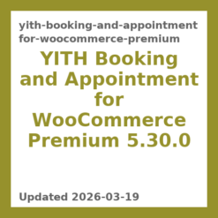 YITH Booking and Appointment for WooCommerce Premium 5.30.0